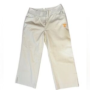 Cutter & Buck Volunteers Capris with orange T Embroidered on leg.